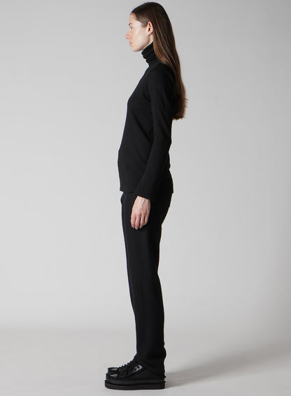 AIRY SPUN LIGHT MILLED HIGHNECK LONG T A