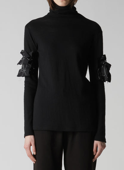 AIRY SPAN WEAK MILLED TURTLENECK LONG T-D