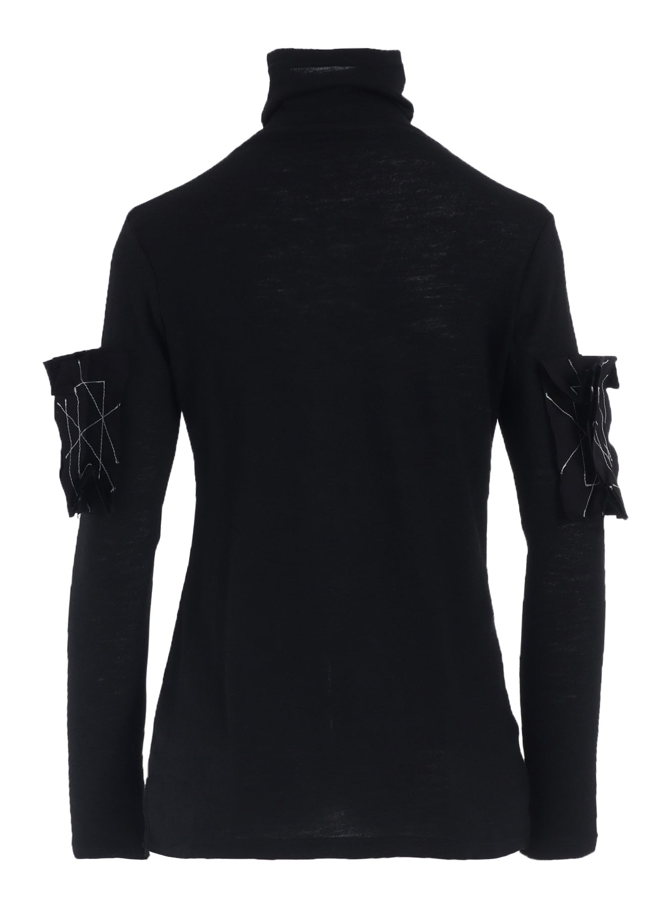 AIRY SPAN WEAK MILLED TURTLENECK LONG T-D