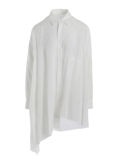 CELLULOSE LAWN RAGLAN LONG SLV BLOUSE