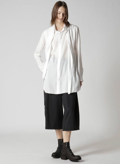 CELLULOSE LAWN F DOUBLE LAYERED BLOUSE