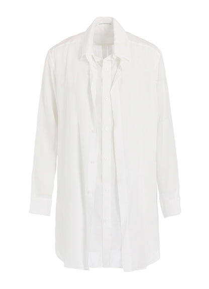 CELLULOSE LAWN F DOUBLE LAYERED BLOUSE
