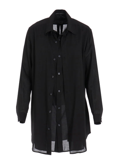 CELLULOSE LAWN F DOUBLE LAYERED BLOUSE