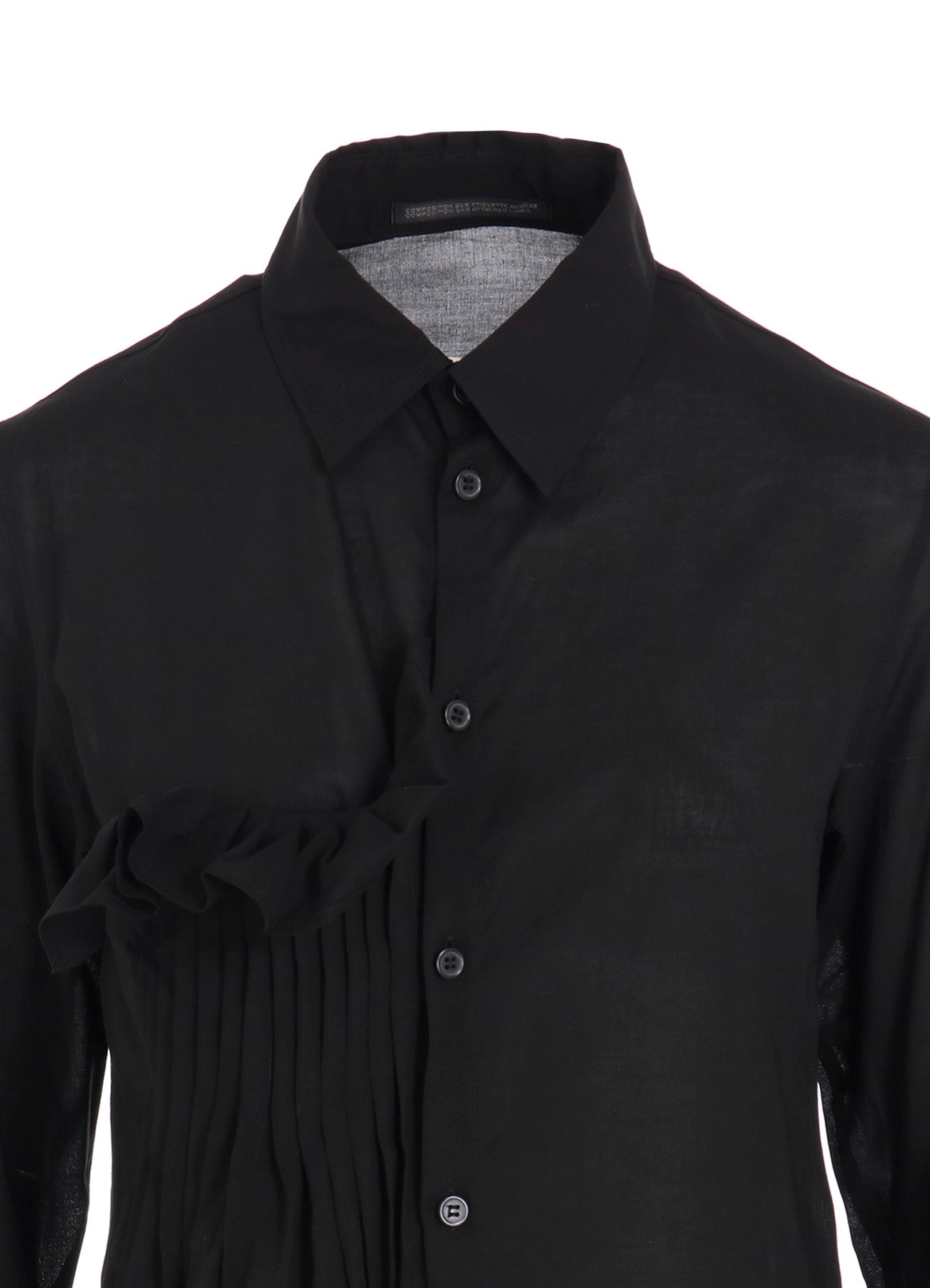 CELLULOSE LAWN R FRONT PINTUCK BLOUSE