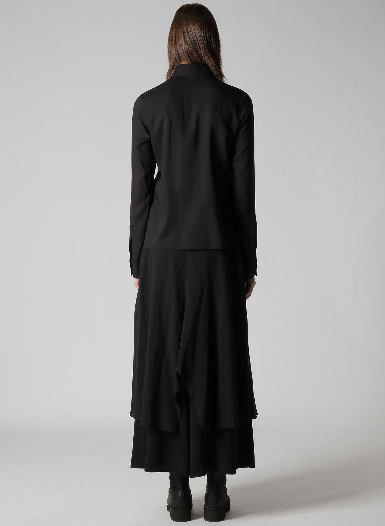 CELLULOSE LAWN R FRONT PINTUCK BLOUSE