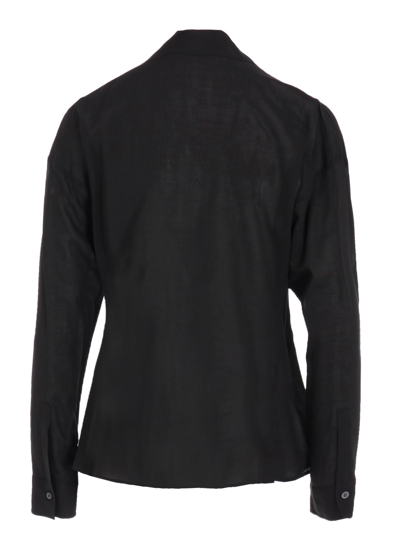 CELLULOSE LAWN PANELED SHORT BLOUSE