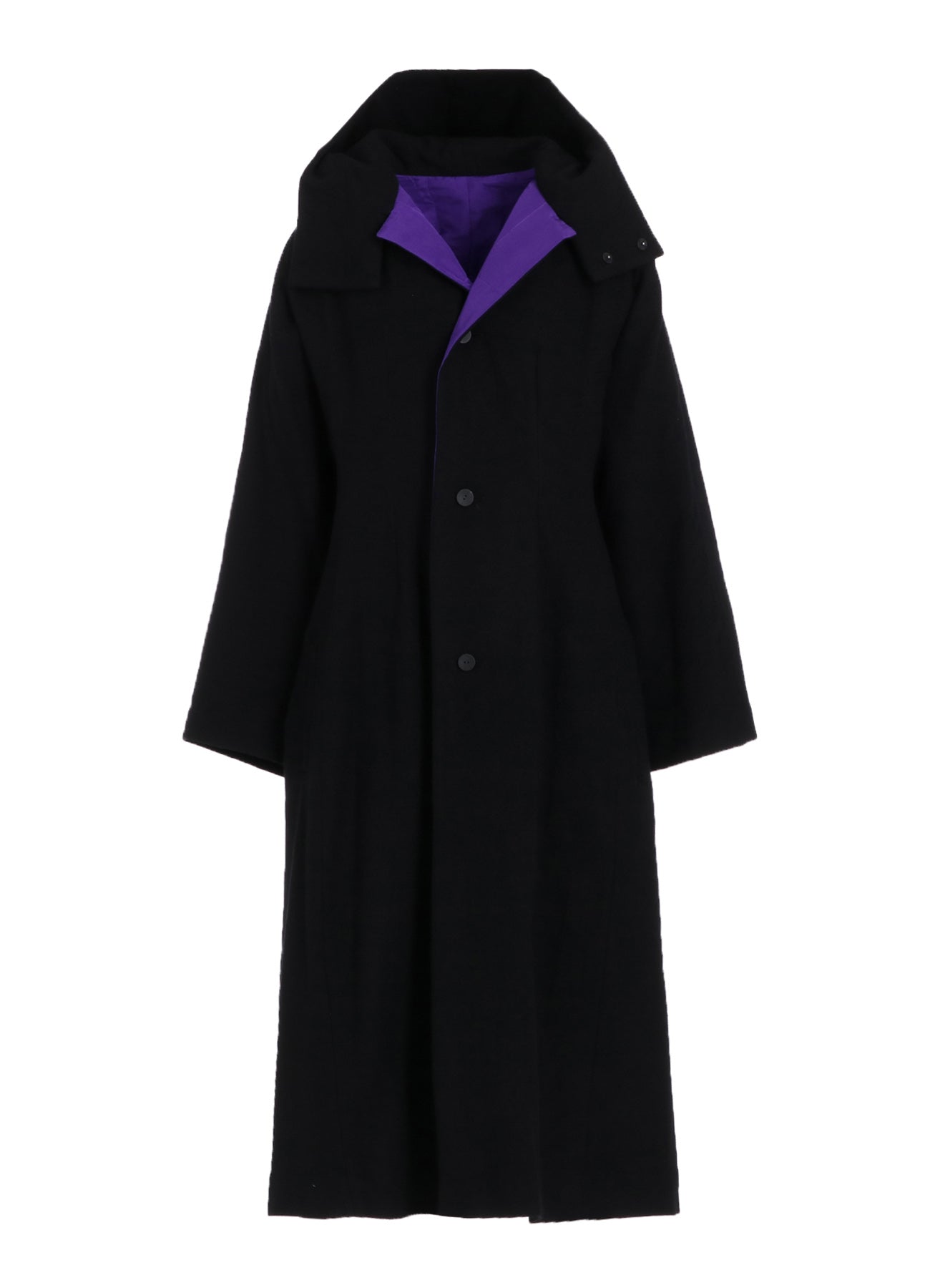 OVERDYE WOOL VIERA REVERSIBLE HOODED COAT