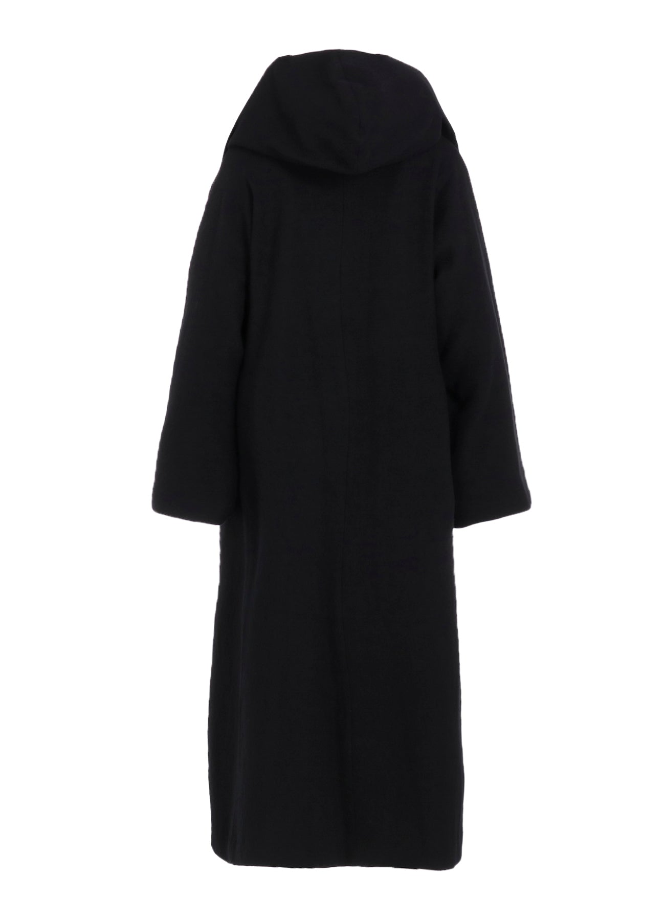 WOOL VIYELLA REVERSIBLE HOODED COAT