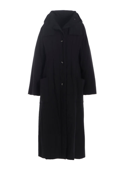 WOOL VIYELLA REVERSIBLE HOODED COAT