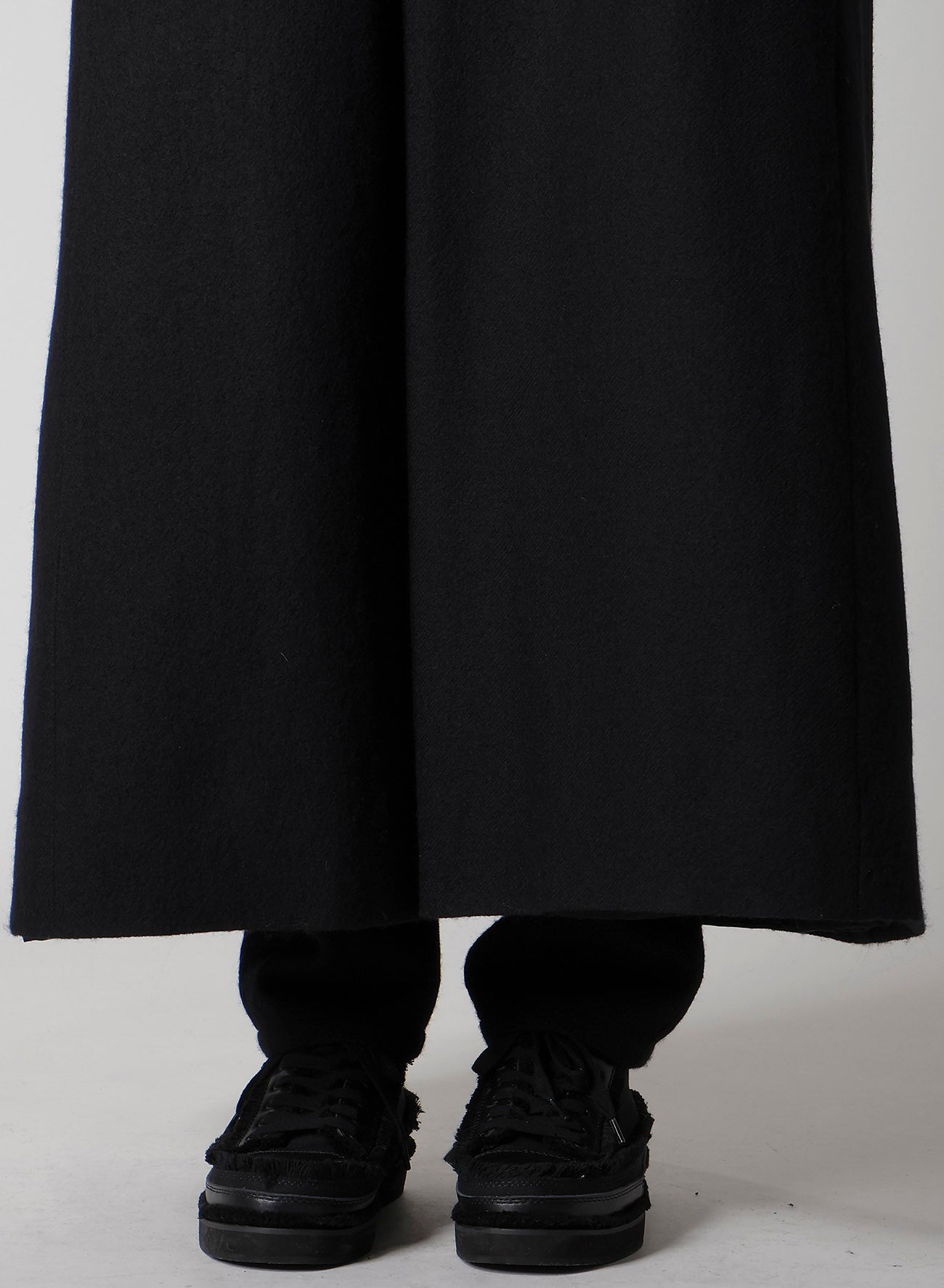 WOOL VIYELLA REVERSIBLE HOODED COAT