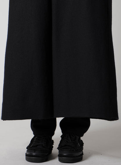 WOOL VIYELLA REVERSIBLE HOODED COAT
