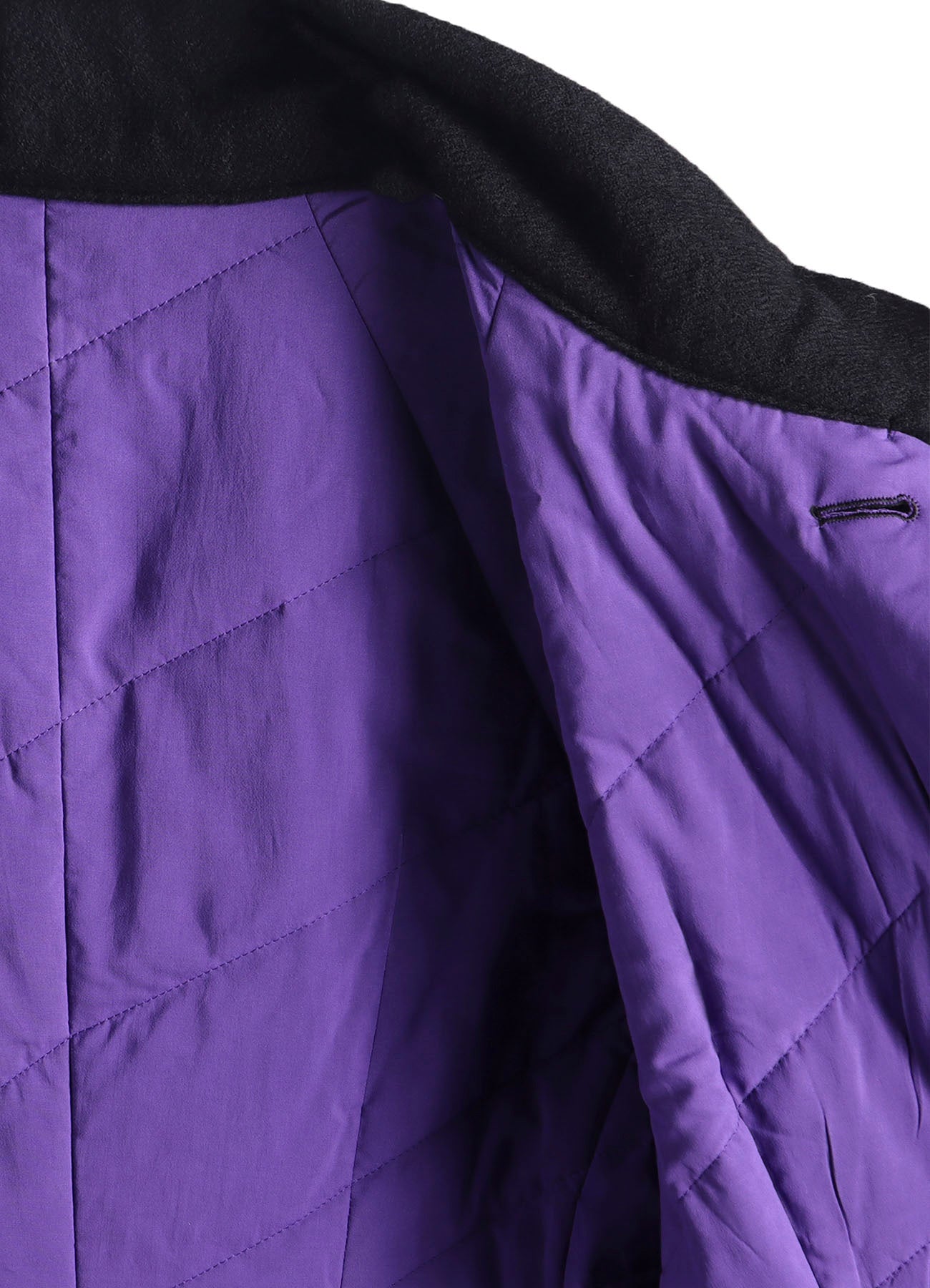 OVERDYE WOOL VIERA REVERSIBLE STAND COLLAR COAT