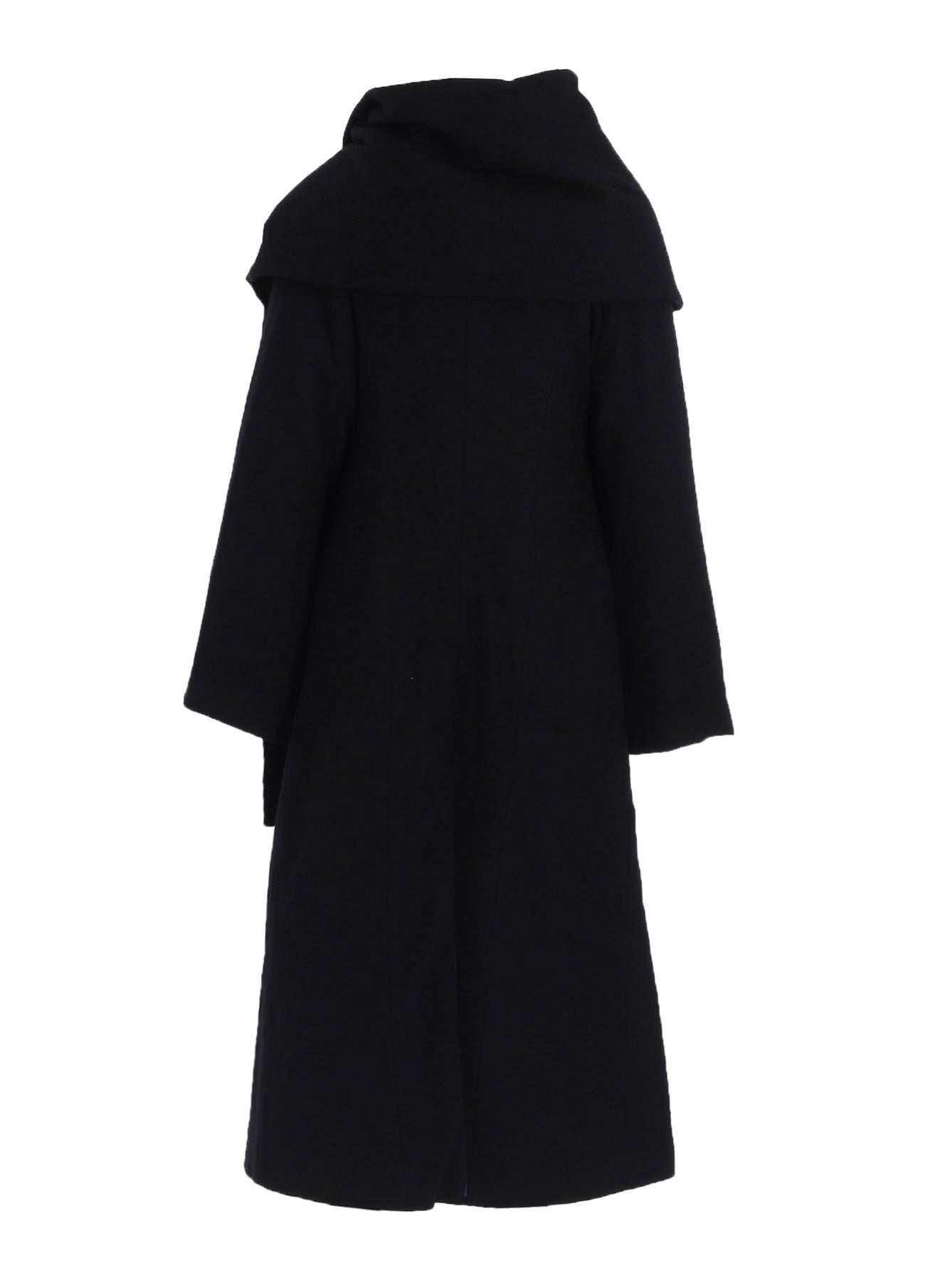 WOOL VIYELLA REVERSIBLE STOLE D COAT