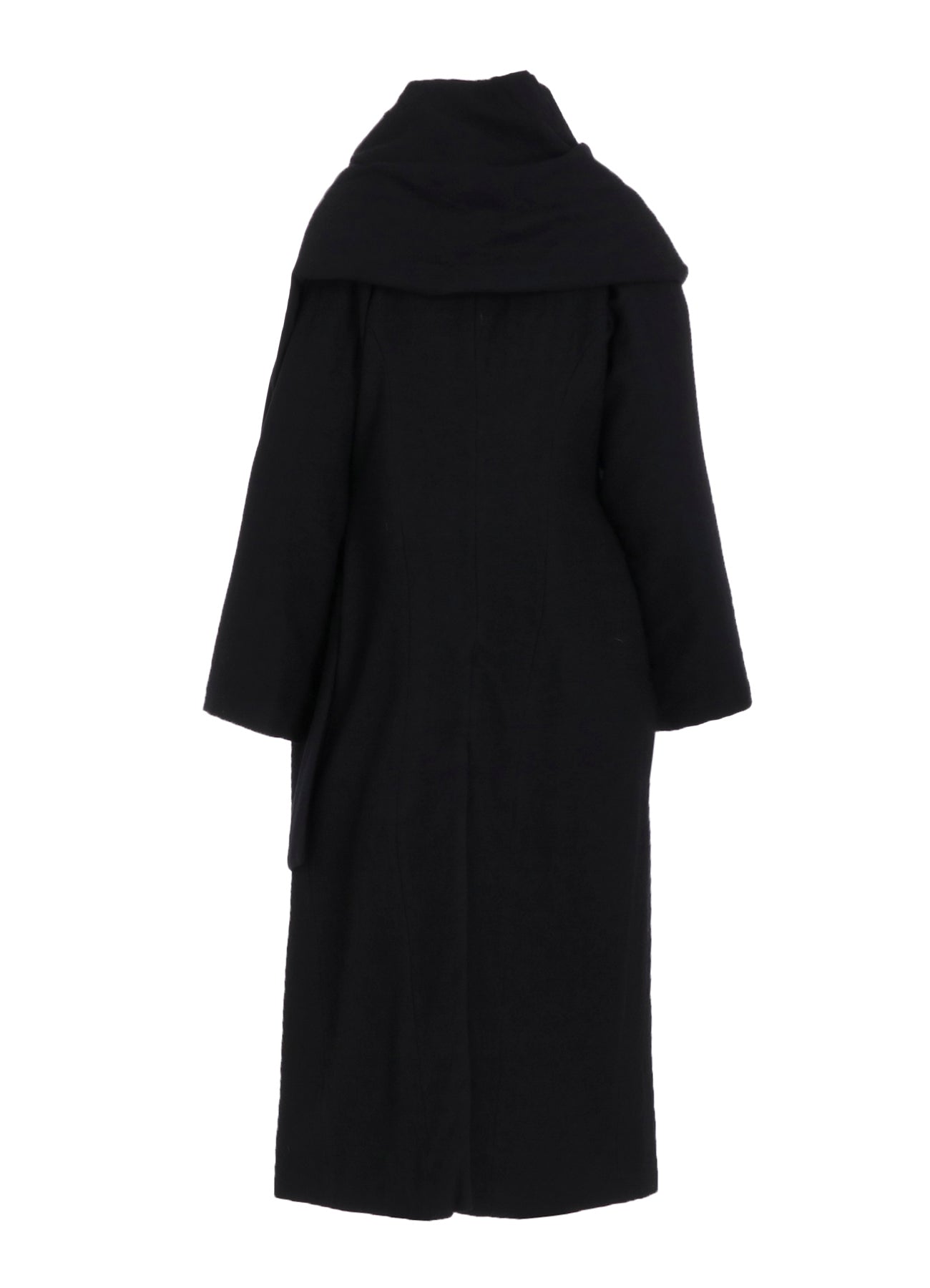 WOOL VIYELLA REVERSIBLE STOLE D COAT
