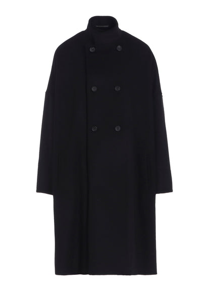 CASHMERA BEAVER STAND COLLAR COAT