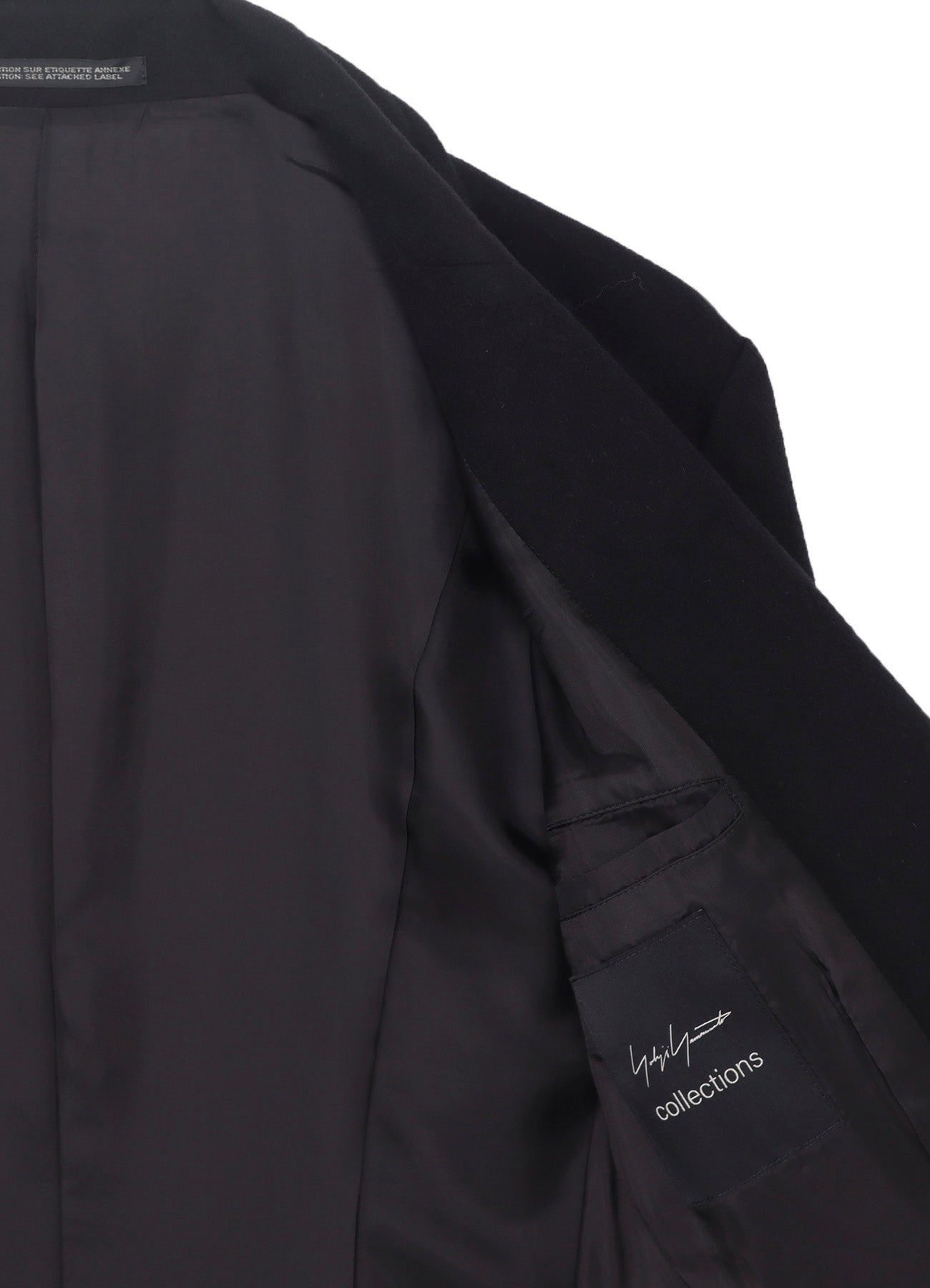 W/Ca BEAVER CLOTH WAIST BELT D COAT