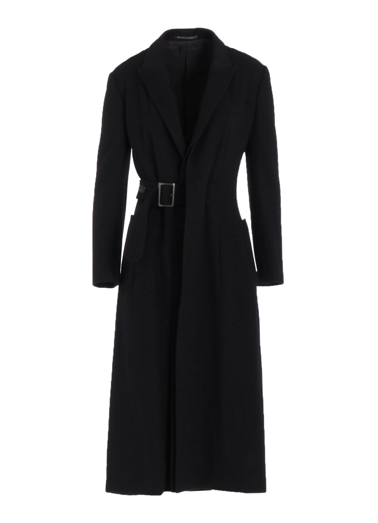 W/Ca BEAVER CLOTH WAIST BELT D COAT