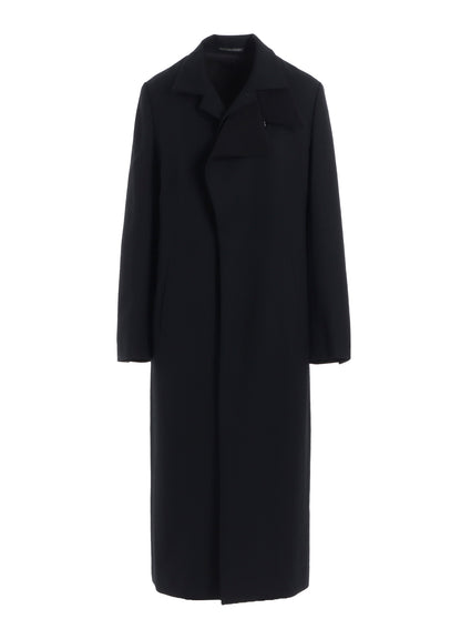 W/SAXONY  R DOUBLE LAYERED LONG COAT