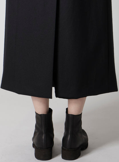W/SAXONY  R DOUBLE LAYERED LONG COAT