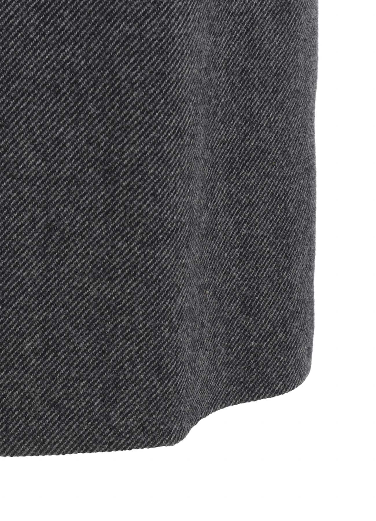 TWEED CLOTH R DOUBLE LAYERED LONG COAT