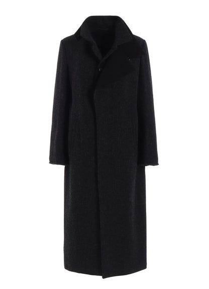 TWEED CLOTH R DOUBLE LAYERED LONG COAT