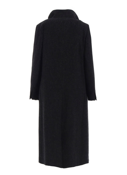 TWEED CLOTH R DOUBLE LAYERED LONG COAT