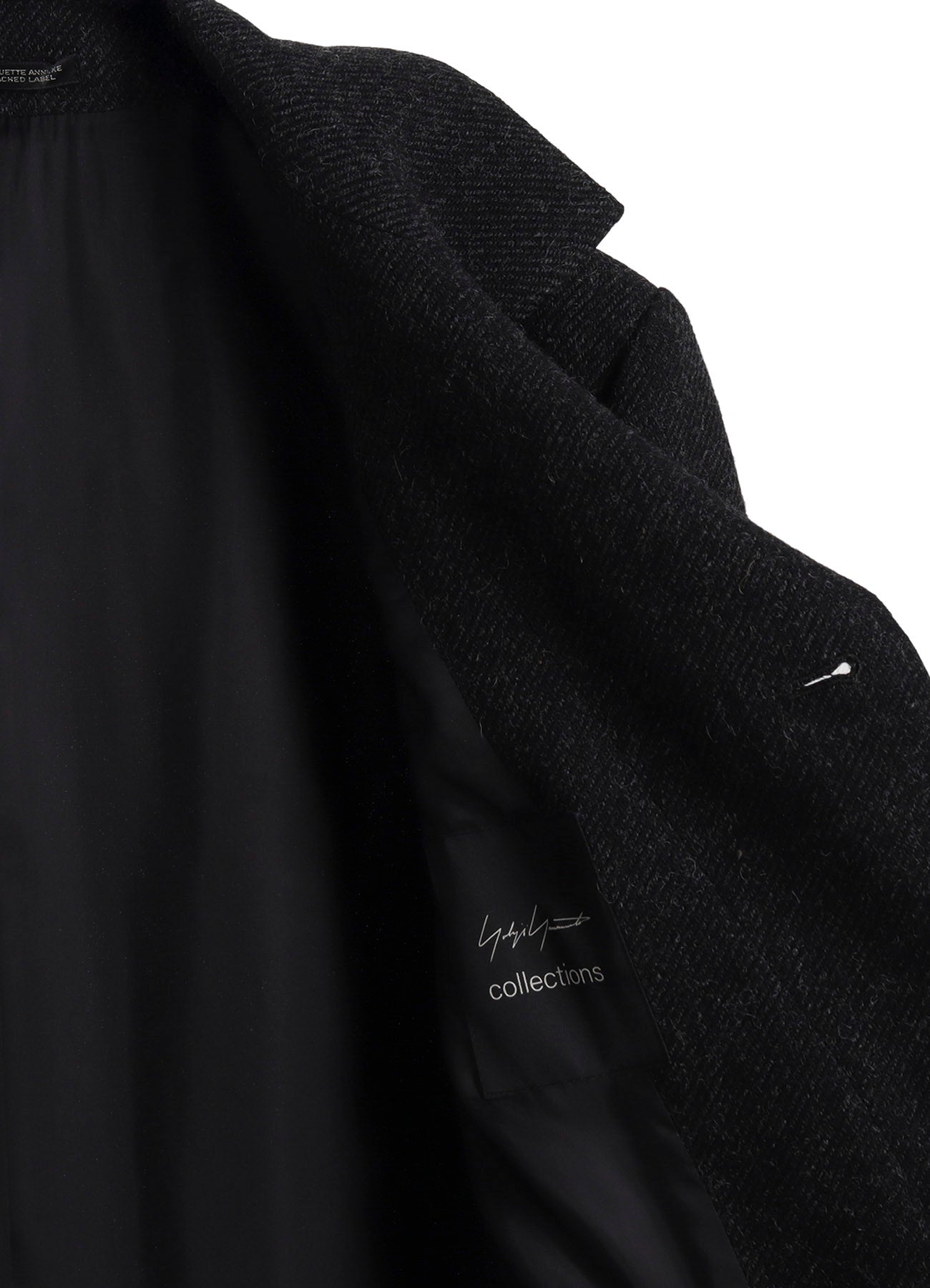 TWEED CLOTH R DOUBLE LAYERED LONG COAT