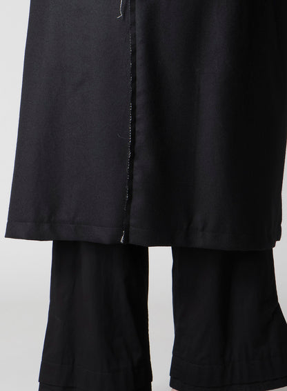 W/SAXONY  B/TWEED STAND COAT