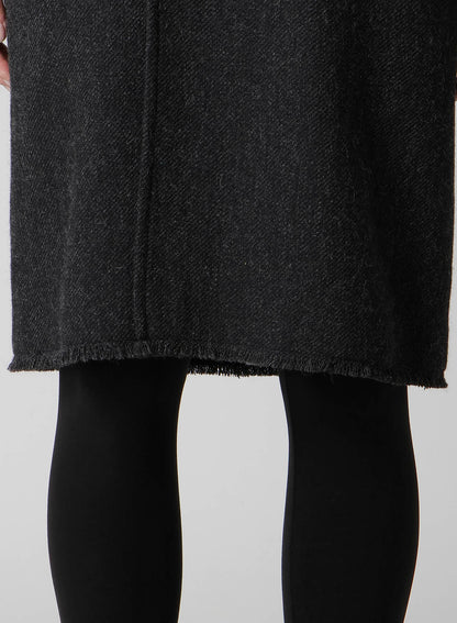 TWEED CLOTH FLAP DETAIL SLIM DRESS