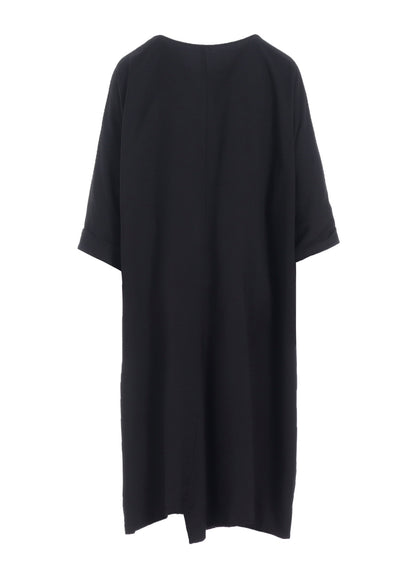 VISCOSE TWILL BIG SILHOUETTE DRESS