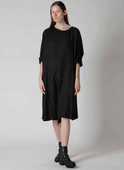 VISCOSE TWILL BIG SILHOUETTE DRESS