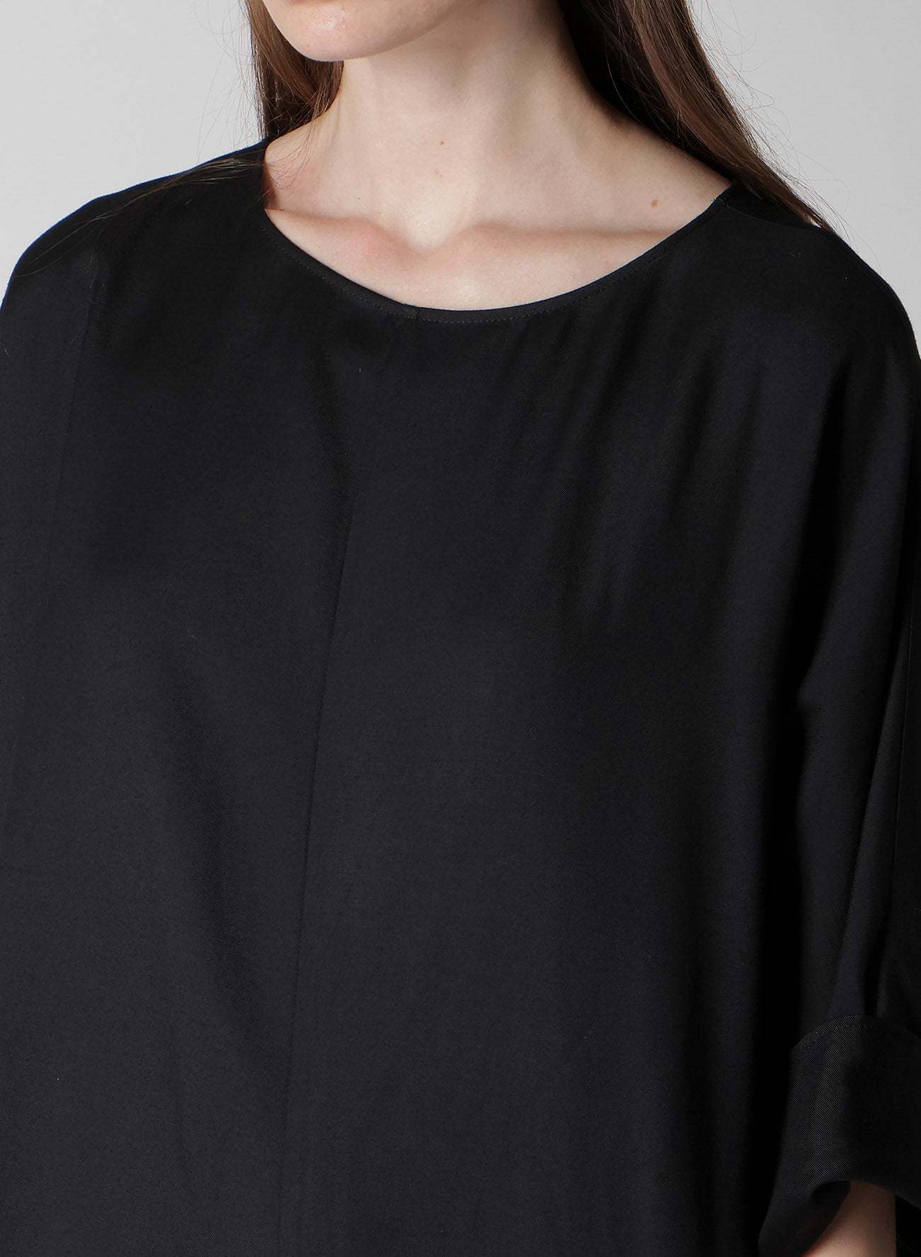 VISCOSE TWILL BIG SILHOUETTE DRESS