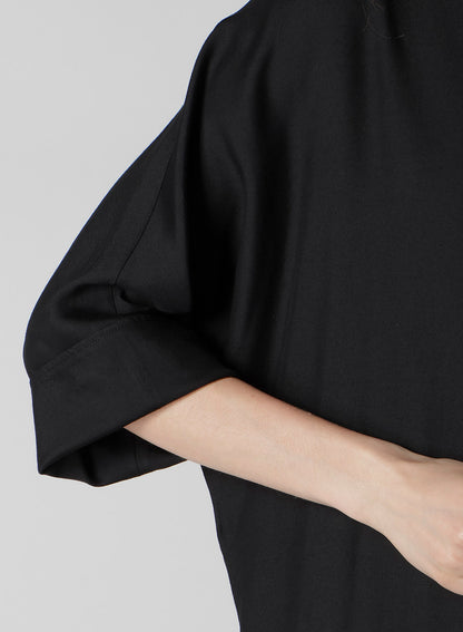 VISCOSE TWILL BIG SILHOUETTE DRESS