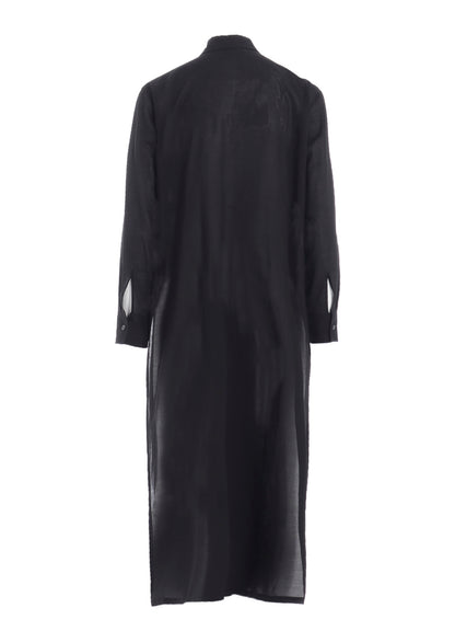 CELLULOSE LAWN PINTUCK SHIRT DRESS