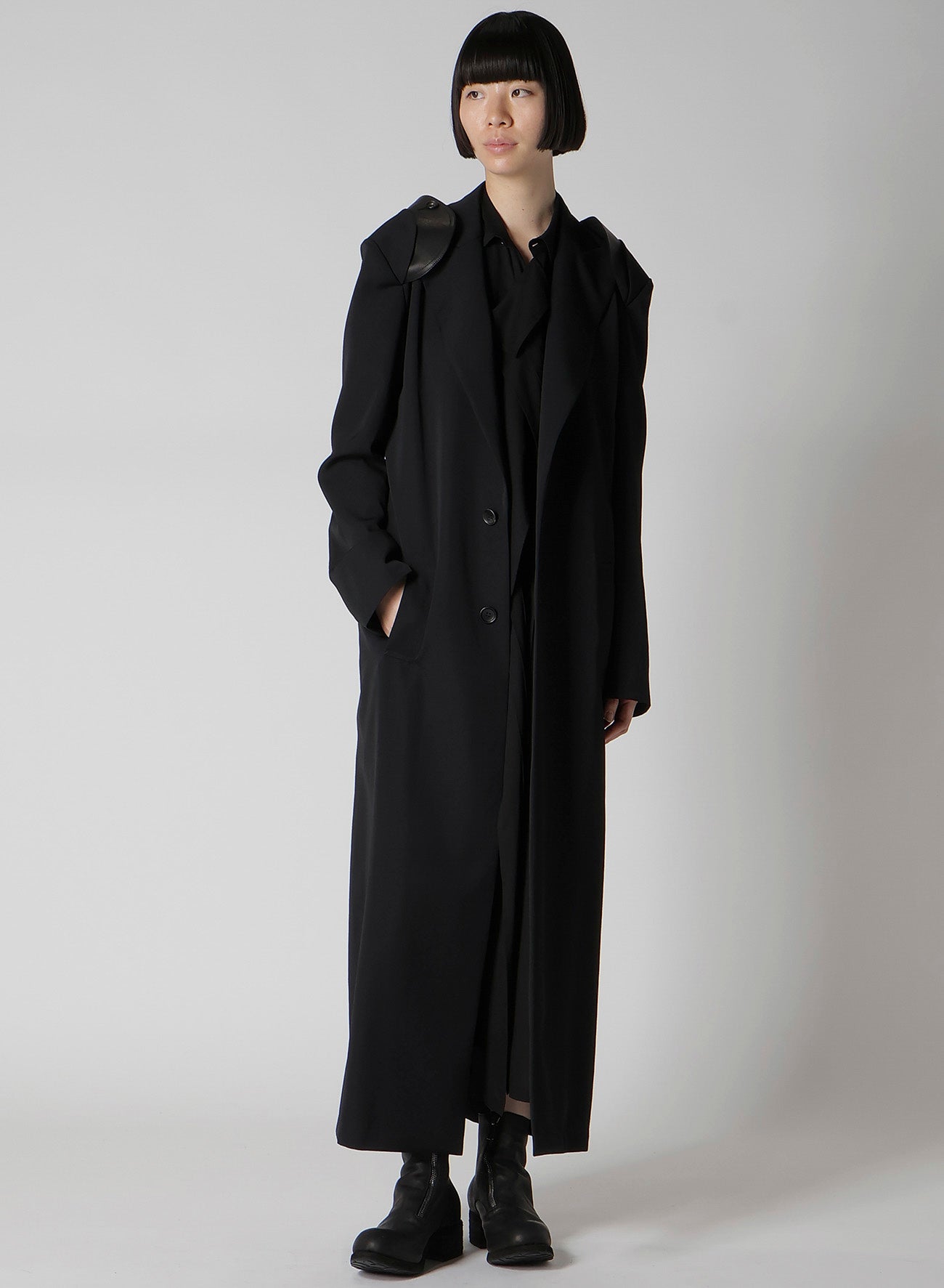 CELLULOSE LAWN PINTUCK SHIRT DRESS