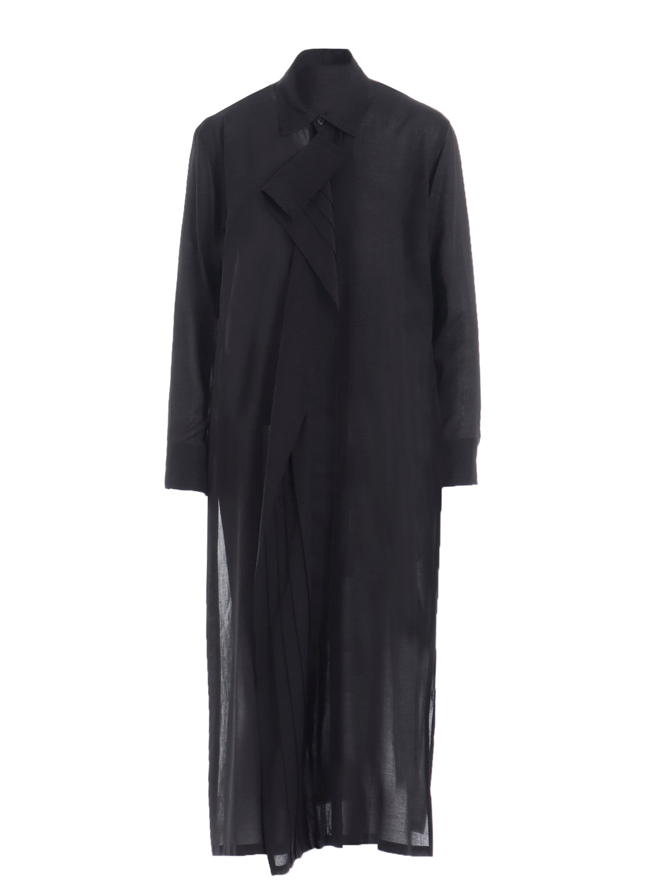 CELLULOSE LAWN PINTUCK SHIRT DRESS