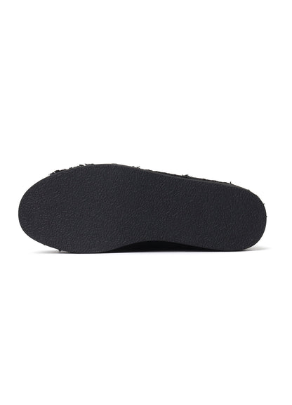 COTTON CANVAS A LOW-CUT FRINGE SNEAKERS