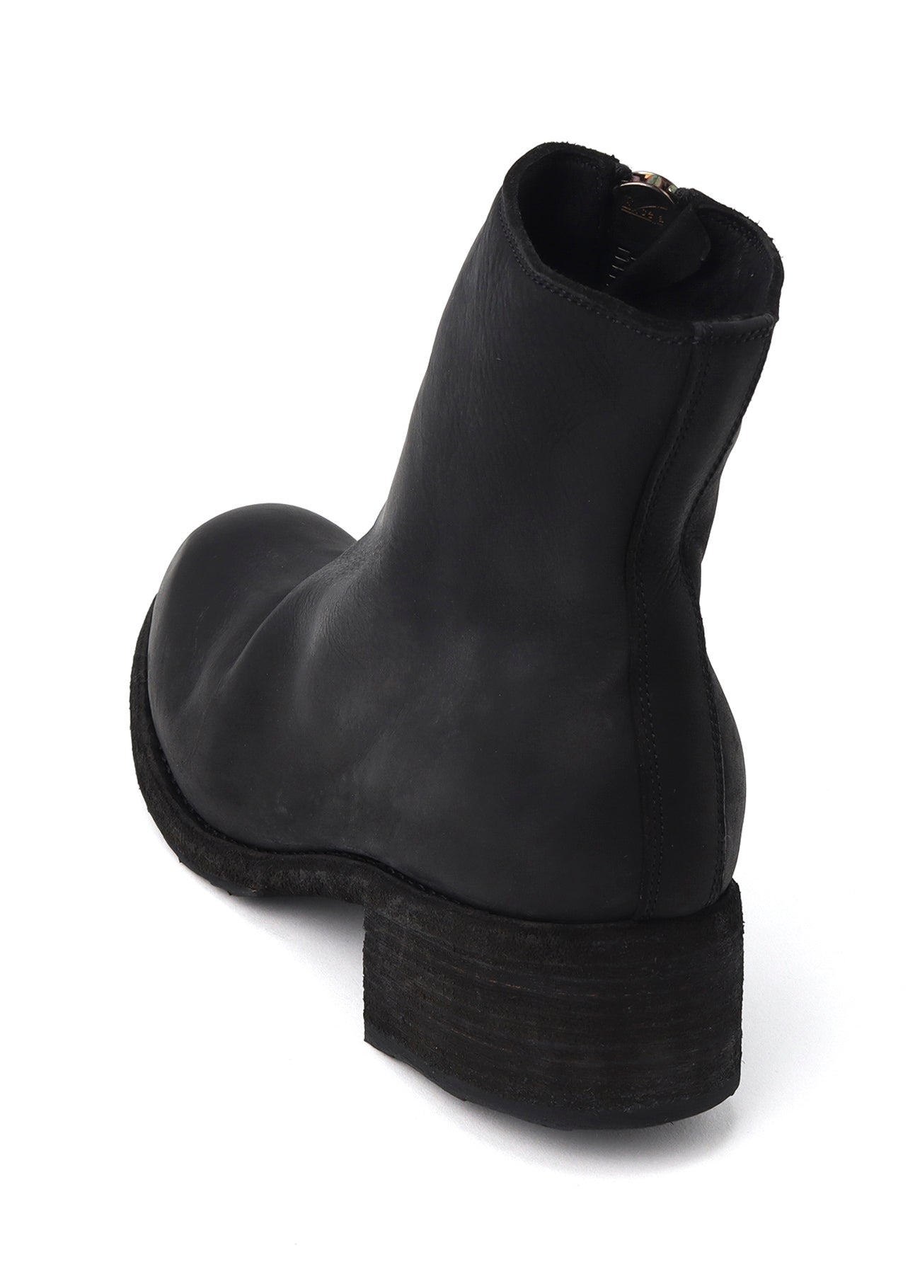 GRAINED CALFSKIN INSIDE ZIP BOOTS