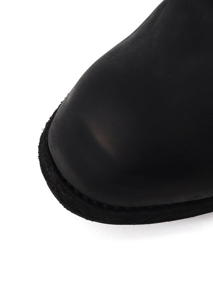 GRAINED CALFSKIN INSIDE ZIP BOOTS