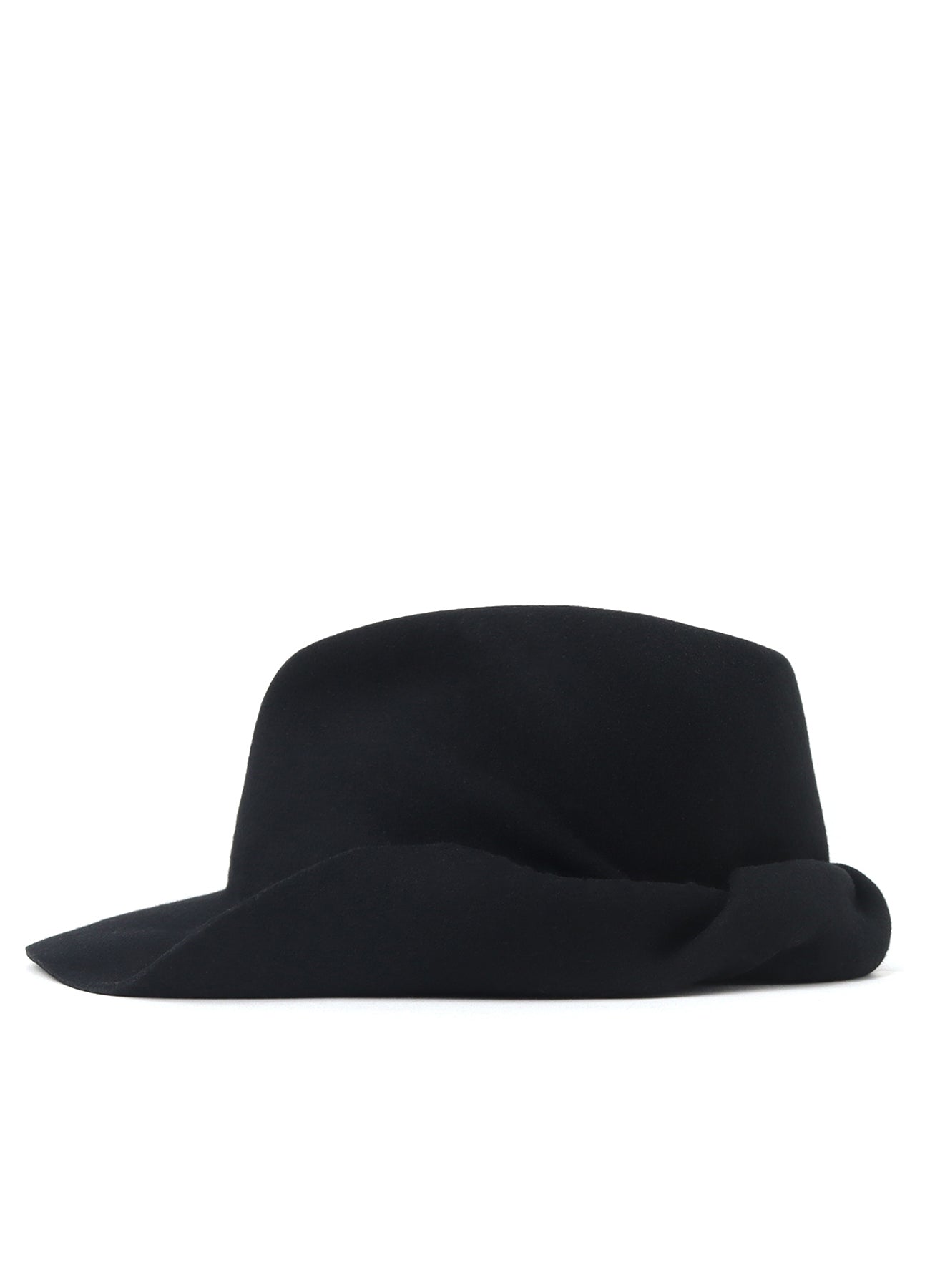HAT MATERIAL BK DRAPED FADORA