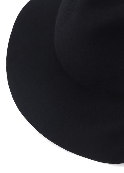 HAT MATERIAL BK DRAPED FADORA