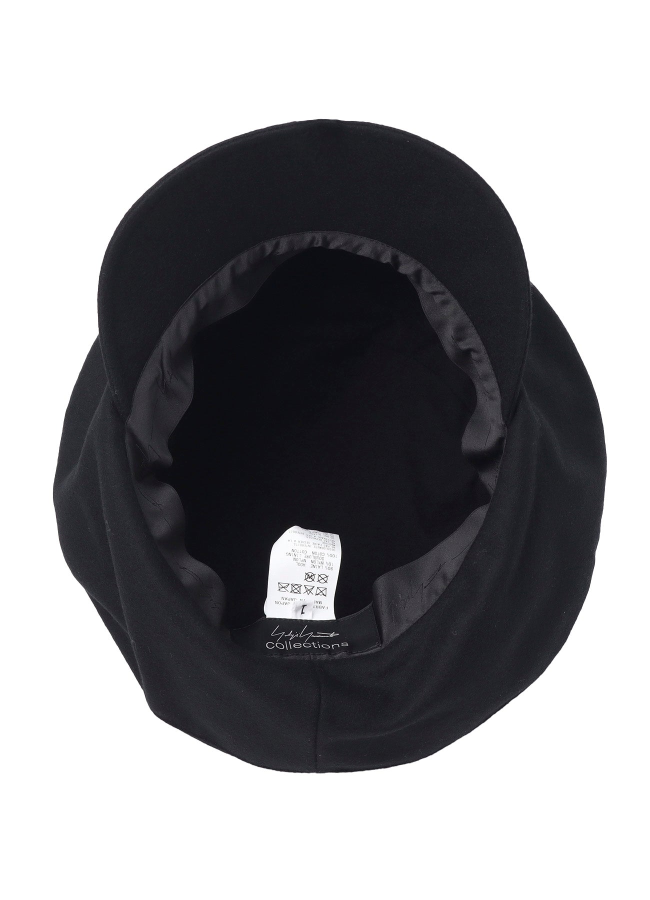 WOOL FLANNEL TOP CROWN CASQUETTE