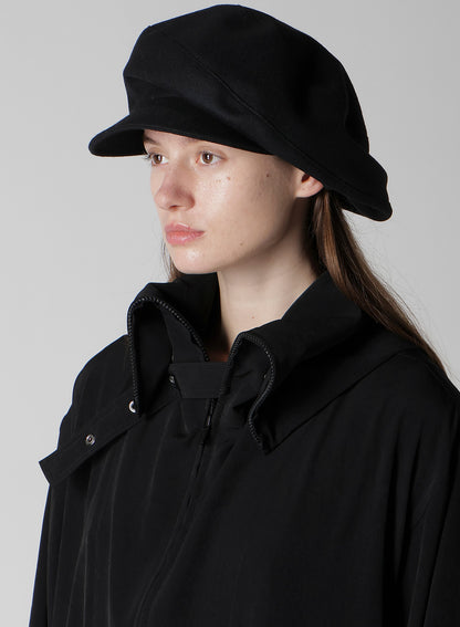 WOOL FLANNEL TOP CROWN CASQUETTE