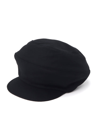 WOOL FLANNEL TOP CROWN CASQUETTE