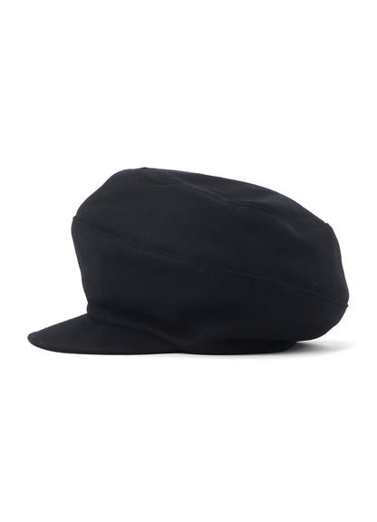WOOL FLANNEL TOP CROWN CASQUETTE