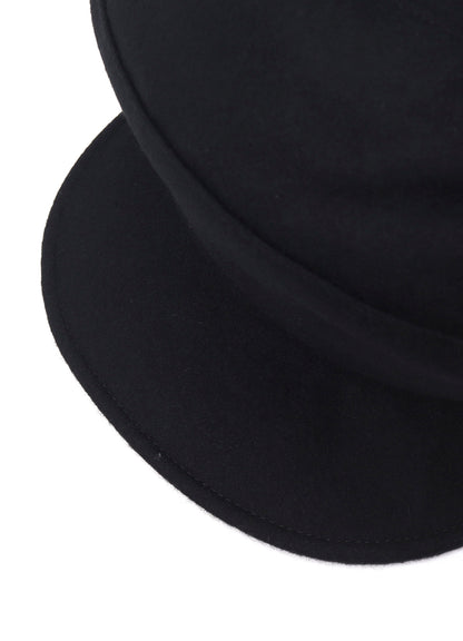 WOOL FLANNEL TOP CROWN CASQUETTE