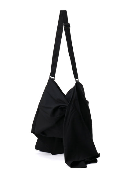 W/GABARDINE CROSS DRAPED SHOLDER BAG