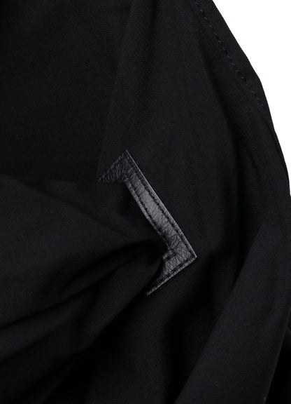 W/GABARDINE CROSS DRAPED SHOLDER BAG