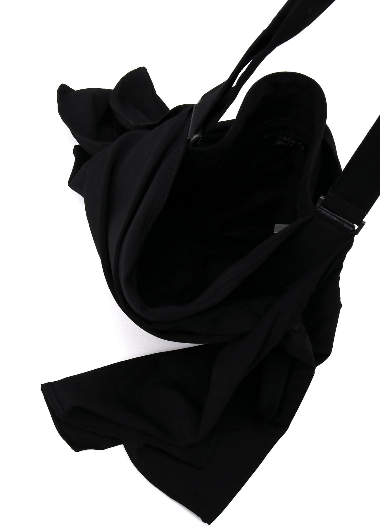 W/GABARDINE CROSS DRAPED SHOLDER BAG