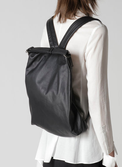 GARMENT LEATHER SQUARE BACKPACK